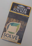 Wood Sticker - SOLVE